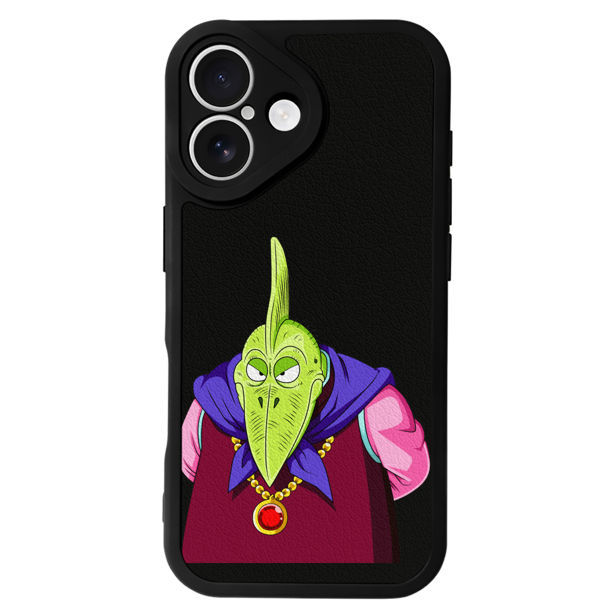 （画像用） ドラゴンボール DRAGON BALL 【iPhone 16シリーズ対応】シリコンスマホケース（レザー調） 材質：シリコン
